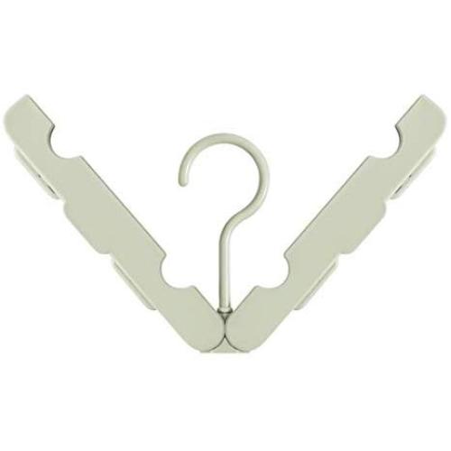 SURDOCA Trubetter Travel Hangers Portable Folding Clothes Hangers, Outdoor Hangers, Travel Accessories Foldable Clothes Drying Rack for Travel,Folding Coat Hanger, Green