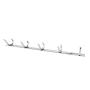 Dosens Coat Hook Rack Wall Mount SUS-304 Stainless Steel Hanger Clothes Hat Holder 10 Hooks 2-pack