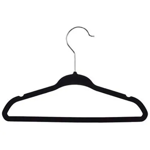 HNIWDJ 10 Packs Flocking Hangers Velvet Non-Slip Kids Hangers Without Traces Baby Clothes Rack Velvet Hangers (Color : Black, Size : 2821.50.5CM) HNIWDJ 10 Packs Flocking Hangers Velvet Non-Slip Kids Hangers Without Traces Baby Clothes Rack Velvet Hangers (Color : Black, Size : 2821.50.5CM)