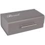 lRICE-home Storage Container Boxes Heavy Duty Rectangle Flip Iron Bread Bin Loaf Canister - White