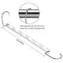 6pcs Multi-Port Support Clothes Hanger Multifunctional Clothes Drying Rack Metal Hangers Decoration Organizer Storage Rack for Space Saving