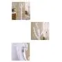 YJA Coat Rack Stand Coat Rack Heavy Duty Hat Clothes Stand Heavy Duty Hat Hanger with 3 Hooks for Office Entrance Clothes Storage Shelves (Color : Light Brown)