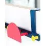 Nakko Over The Door Hook Hanger, Strong Metal Organizer for Cloth, Towel, Hat, Bag, Belt, Scarf, Jewelry, Multi Color Door Coat Rack, Iron