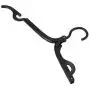 Cabilock Clothes Hanger 6pcs Plastic Foldable Travel Home Camping Mini Non-Slip Clothes Shirts Sweaters Dress Hanger Hook Drying Rack (Black)