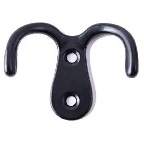 Mini Skater 6 Pcs Black Double Prong Robe Hook Wall Mounted Heavy Duty Retro Cloth Coat Hanger with 12 Pcs Screws for Bath Kitchen Bedroom Garage Mini Skater 6 Pcs Black Double Prong Robe Hook Wall Mounted Heavy Duty Retro Cloth Coat Hanger with 12 Pcs Screws for Bath Kitchen Bedroom Garage