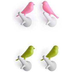 5pcs Random Color Birds Dopple Sparrow Hook Home Storage Organization Clothing Hooks Wardrobe Storage Hangers Clothes and Hat Hook Decoration