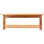 Bamboo Wall Mounted Coat Rack Shelf, Floating Entryway Hanging Shelf Hanger Towel Cloth Shelf with 4 Hooks for Bathroom, Hallway, Living Room and Kitchen
