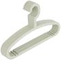 SAASNY Premium Quality Plastic Hangers,Kids Light-Weight Clothes Hangers 8 Plastic Hangers Nursery Hangers with Hooks for Baby,Toddler,Kids,Children (20,Green) for Drying and Storage