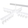 Wakects Stainless Steel Clothes Drying Rack, Collapsible Portable Tripod Clothes Hanger Garment Tree for Hanging Laundry, Towels, Socks