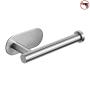 BESy Self Adhesive Toilet Paper Holder Bathroom Paper Toilet Roll Holder Hanger, SUS 304 Stainless Steel, Wall Mount with 3M Tape and Glue Stick, Brushed Nickel Finish