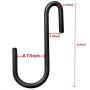 Dreecy 30 Pack S Hooks, Heavy Duty Hangers, Metal Iron Hanger S Hooks Black - for Hanging Pots and Pans, Coffee Mugs, Utensils, Clothes, Jeans, Towels in Kitchen and Closet Shelf