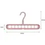 Magic Multi-Port Support Circle Clothes Hanger Clothes Drying Rack Multifunction Plastic Clothes Hangers Home Storage Hangers 10pcs Random Color