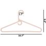 Neaties American Made Nude Super Heavy Duty Plastic Hangers, Plastic Clothes Hangers Ideal for Everyday Use, Clothing Standard Hangers, 36pk