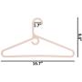 Neaties American Made Nude Super Heavy Duty Plastic Hangers, Plastic Clothes Hangers Ideal for Everyday Use, Clothing Standard Hangers, 12pk