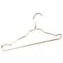 10pcs Random Color Cloth Hanger Durable Antideformation Aluminium Alloy Closet Adult Skirt Dress Clothing Towel Storage Rack Closet Space Saver