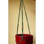 Indoor macrame plant hanger