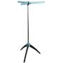 Sunbeam Foldable, Collapsible and Portable Tripod Clothes Drying and Garment Rack, Naturally Dry Without Power, Holds Up 36 Hanger Loops (Blue)
