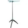 Sunbeam Foldable, Collapsible and Portable Tripod Clothes Drying and Garment Rack, Naturally Dry Without Power, Holds Up 36 Hanger Loops (Blue)