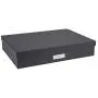 Bigso Sverker Fiberboard Legal/Art Storage Box, 3.3 x 17.1 x 12.2 in, Dark Grey Bigso Sverker Fiberboard Legal/Art Storage Box, 3.3 x 17.1 x 12.2 in, Dark Grey