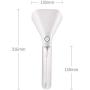 ZZYJYALG Hanging Ironing Machine Plastic Metal Hand-held Transparent Water Tank Cotton Cloth Portable Large-Capacity Dormitory Clothes Household High Ironing Travel Bed Sheet Curtain(White)