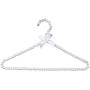 KIPB 3pcs Clothes Hanger Plastic Pearl Home Closet Space Saver Clothes Dress Storage Rack