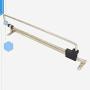clothes hanger Retractable Wardrobe Rail Towel Coat Racks Closet Rod Shower Rod Towel (Silver,250mm)