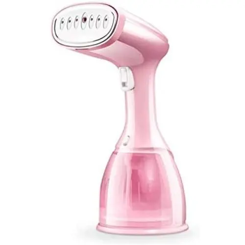 HWZXBCC 1500W,Pink,Mini Clothes Steamer Portable Steam Hanging Ironing Machine， Fast Heat ，Suitable for Suits, Sofas, beddings, Curtains, Carpets, Automotive