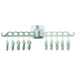SportHome Dual Clothes Hanger Folding Hook Coat Rack Wardrobe Organizer