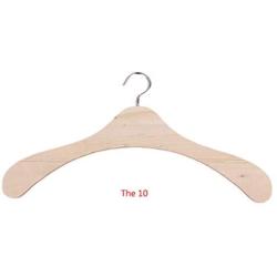 Chuiouy 10Pcs Wood Clothes Hangers House Accessories