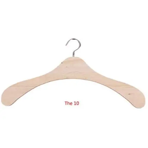 Chuiouy 10Pcs Wood Clothes Hangers House Accessories Chuiouy 10Pcs Wood Clothes Hangers House Accessories