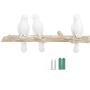 AUNMAS Coat Hooks Bird Shape Hat Clothes Bag Wall Mount Hook Hanger Rack Holder for Home Decoration