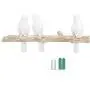 AUNMAS Coat Hooks Bird Shape Hat Clothes Bag Wall Mount Hook Hanger Rack Holder for Home Decoration