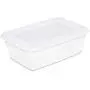 Sterilite 12 Quart Storage Box- White (Available in Case of 15 or Single Unit)
