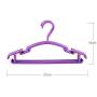 10pcs/Set Clothes Hanger, Anti Slip Toddler Baby Solid Wet Dry Clothes Hanger, Baby Clothes Hanging Shelf for Home Children Clothes(White)