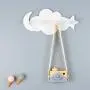 Aland Cloud Moon Star Wall Mount Hook Clothes Brush Storage Hanger Door Back Holder