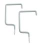 Home Master Hardware Garage Storage Hanger Hooks Steel Utility Hook Wall Mount Screw-in Organizer Multi-Tools Bike Hanger Holder Hooks 10 Pack