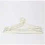 10pcs Golden/Rose Gold Metal Clothes Shirts Hanger with Groove, Heavy Duty Strong Coats Hanger, Suit Hanger, Wire Hanger Random Color 10pcs Golden/Rose Gold Metal Clothes Shirts Hanger with Groove, Heavy Duty Strong Coats Hanger, Suit Hanger, Wire Hanger Random Color