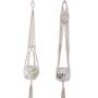 WAOving Macrame Plant Hanger Cotton Rope Indoor Outdoor Hanging Basket Flower Pots Net