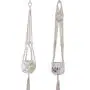 WAOving Macrame Plant Hanger Cotton Rope Indoor Outdoor Hanging Basket Flower Pots Net