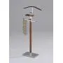 Alek...Shop Executive Suit Stand Valet Rack Hanger Clothes Organizer Men Coat Butler Style Chrome/Tabacco Modern Wood & Metal Alek...Shop Executive Suit Stand Valet Rack Hanger Clothes Organizer Men Coat Butler Style Chrome/Tabacco Modern Wood & Metal