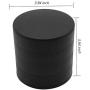 BREIS Jewelry Organizer Box, 4 Layers 360°Rotating Travel Small Storage Box, for Necklaces Rings Earrings Bedside Holder Jewelry Tower Tray (Black)