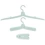 Yosooo Multi-Functional Mini Folding Clothes Hanger Portable Travel Artifact Plastic Drying Rack(5PCS Green) Yosooo Multi-Functional Mini Folding Clothes Hanger Portable Travel Artifact Plastic Drying Rack(5PCS Green)