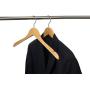 Nature Smile High Grade Solid Lotus Wooden Hangers - 10 Pack - Solid Wood Dress Hangers,Shirt Hangers,Coat Jacket Clothes Hangers,With Extra Smooth Finish, 360 Degree Swivel Hook(Natural)