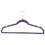 60 PCS Non Slip Velvet Clothes Suit Pants 4 colors the Shape Suit/Shirt/Pants Hangers Multicolor