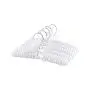 NEOVIVA Cotton Fabric Coat Hanger Set for Baby, Slim Striped Blue