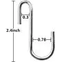 30 Pcs S Hooks Heavy Duty, 2.4 inch Pans Pots Hooks Small S Shaped Hangers Hooks for Hanging Kitchenware Pans Pots Utensils Clothes Bags Towels Plants 30 Pcs S Hooks Heavy Duty, 2.4 inch Pans Pots Hooks Small S Shaped Hangers Hooks for Hanging Kitchenware Pans Pots Utensils Clothes Bags Towels Plants