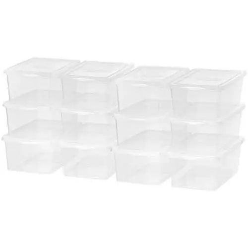 IRIS USA, Inc. CNL-17 17 Quart Clear Storage Box, 12 Pack IRIS USA, Inc. CNL-17 17 Quart Clear Storage Box, 12 Pack