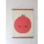 Magnetic Poster Hanger - Walnut Cherry Oak Wooden Poster Hanger Frames CUSTOM SIZING Print Hanger Magnetic Poster Frame Wall Hanging