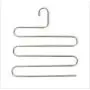 5 Layers S Shape Multifunctional Clothes Hangers Pants Storage Hangers Cloth Rack Multilayer Storage Cloth Hanger 5PC