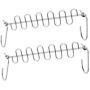 TOPBATHY 2pcs Clothes Hangers Closet Organizer 12 Holes Magic Space Saving Hangers Coats Jeans Shirts Hook for Closet Wardrobe